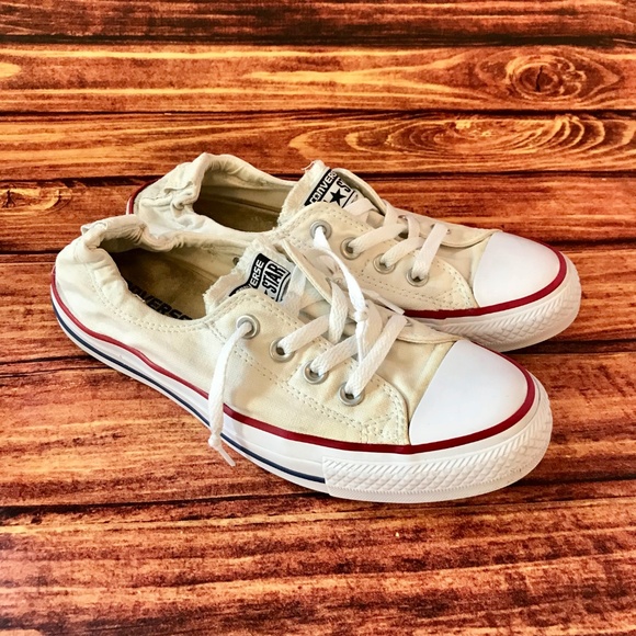 Converse Shoes - Converse All Star White Low Heel Sneakers